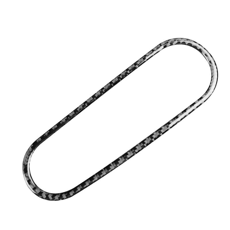 Car Carbon Fiber Door Inside Handle Decorative Sticker for Volkswagen Beetle 2012-2019, Left Drive
