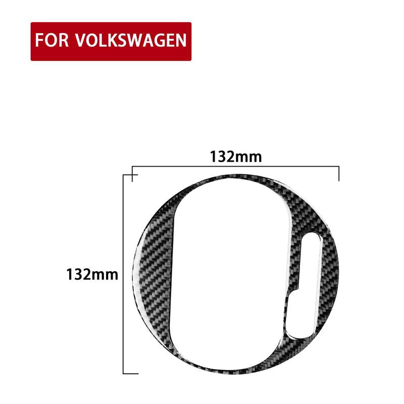 Car Carbon Fiber Gear Panel Inside Frame Decorative Sticker for Volkswagen Beetle 2012-2019, Right D