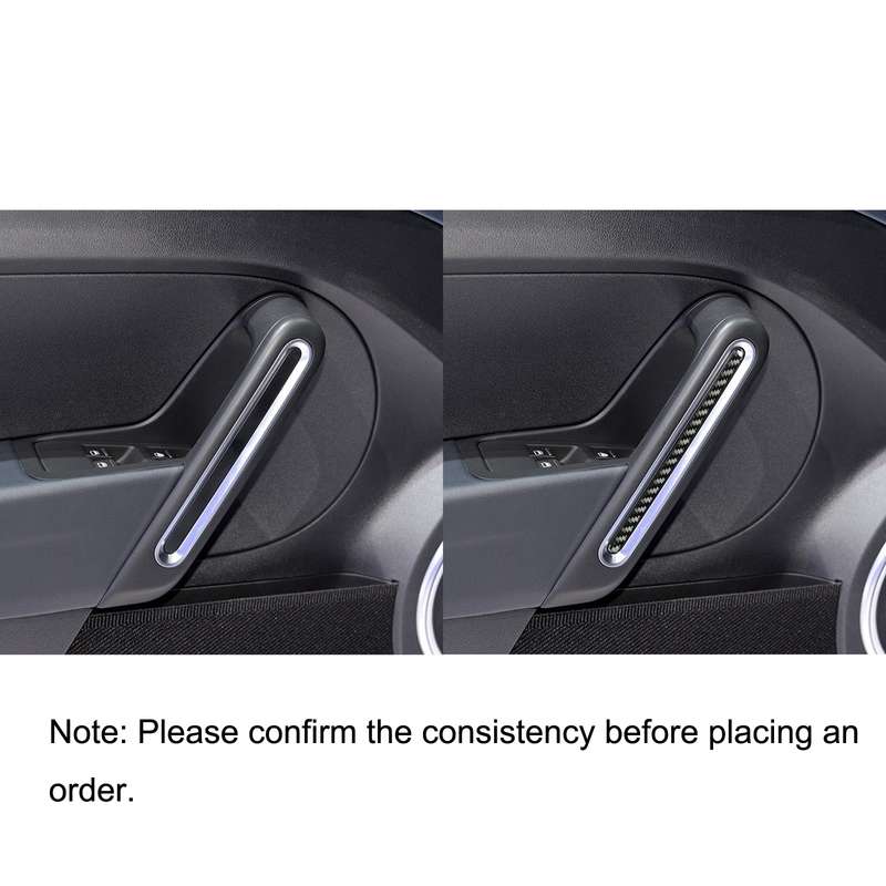 Car Carbon Fiber Door Decorative Sticker for Volkswagen Beetle 2012-2019, Left and Right Drive Unive