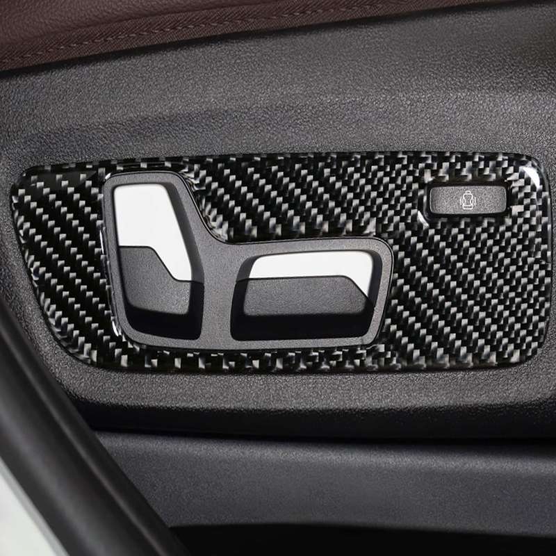 Car Carbon Fiber M High Performance Door Handle B Decorative Sticker for BMW G01 X3 2018-2020 / G02