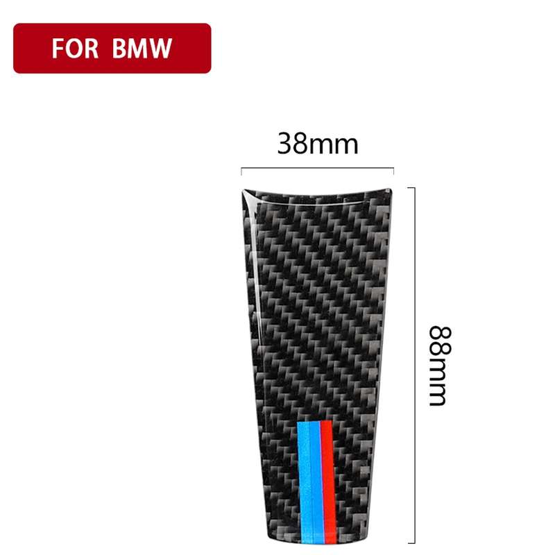 Car Carbon Fiber Steering Wheel 3-color Decorative Sticker for BMW G01 X3 2018-2020 / G02 X4 2019-20