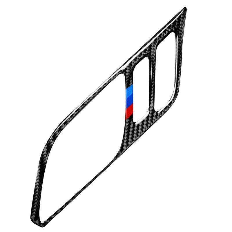 Car Carbon Fiber Inner Door Handle 3-color Decorative Sticker for BMW G01 X3 2018-2020 / G02 X4 2019