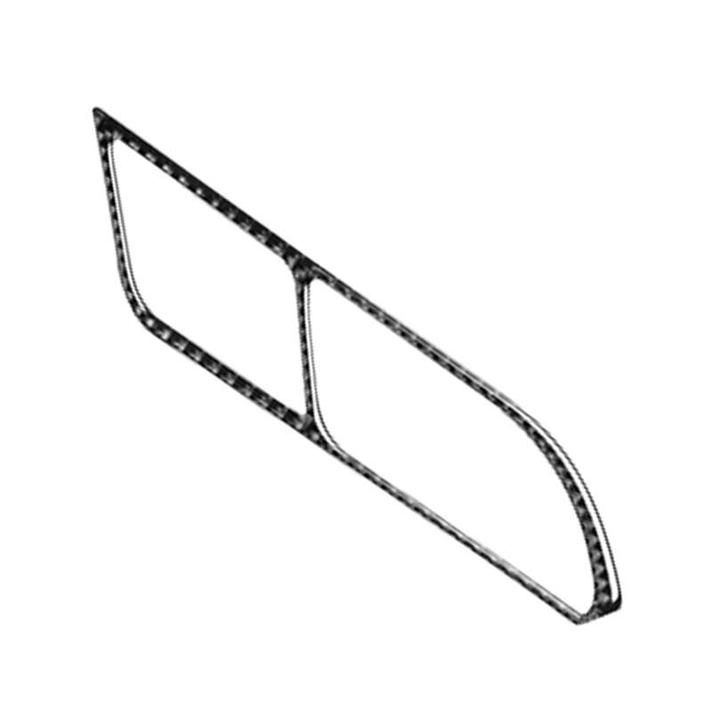 Car Carbon Fiber Inner Door Handle 3-color Decorative Sticker for BMW G01 X3 2018-2020 / G02 X4 2019