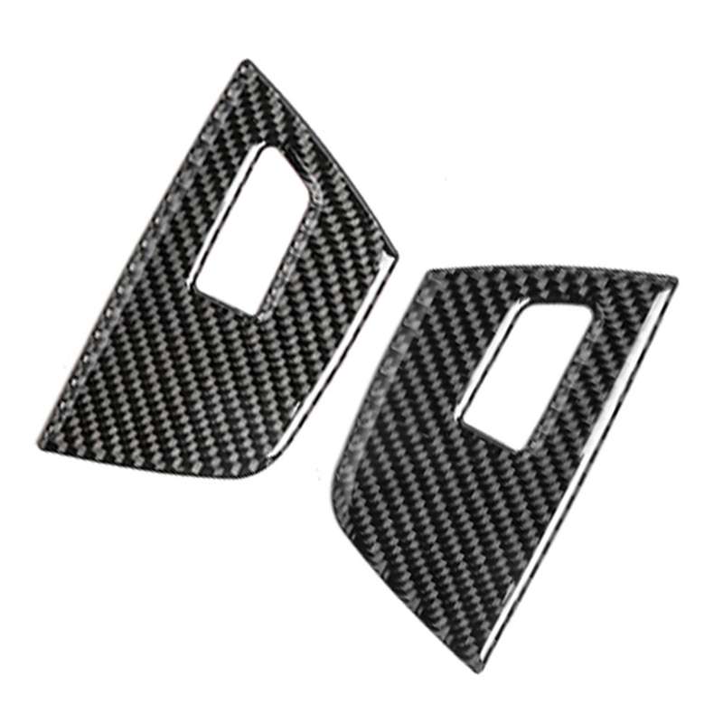 Car Carbon Fiber Window Glass Control Panel Solid Color Decorative Sticker for BMW G01 X3 2018-2020