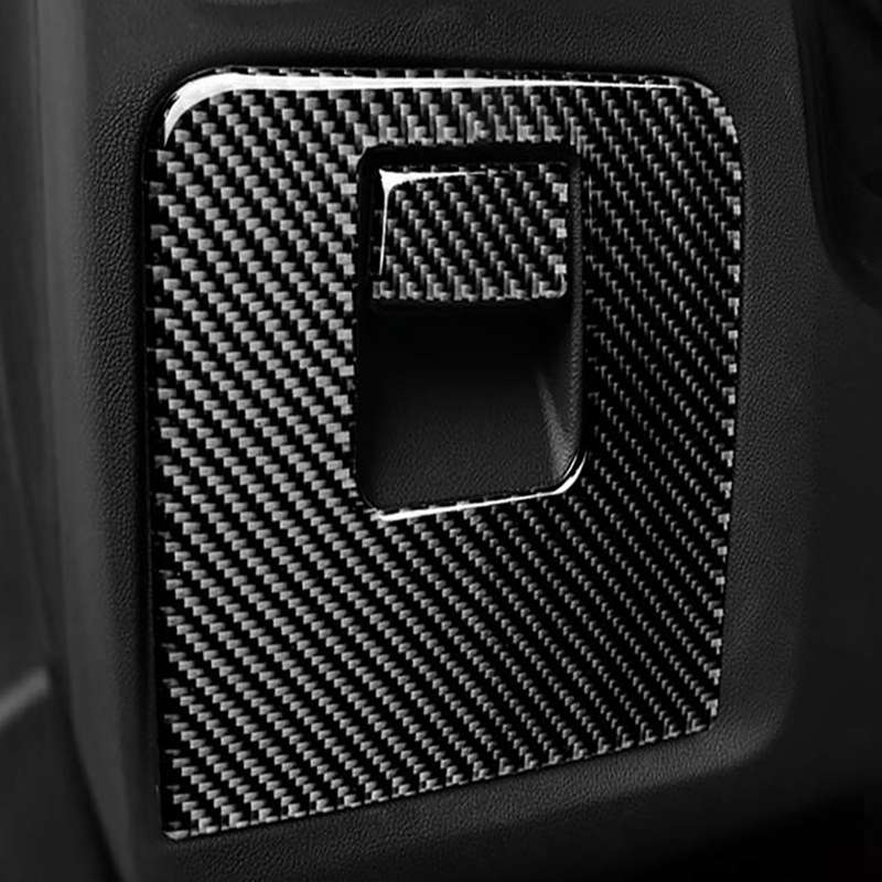 Car Carbon Fiber Storage Box Panel Solid Color Decorative Sticker for BMW G01 X3 2018-2020 / G02 X4