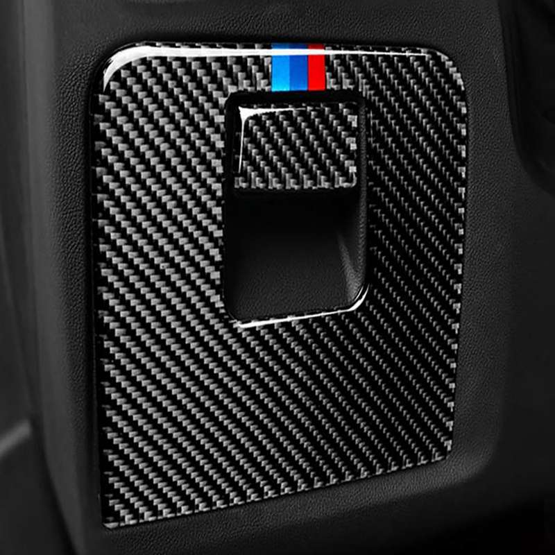 Car Carbon Fiber Storage Box Panel 3-color Decorative Sticker for BMW G01 X3 2018-2020 / G02 X4 2019