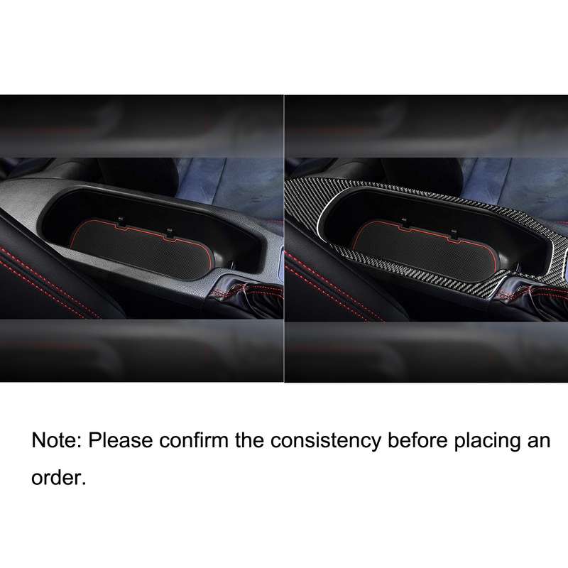 2 in 1 Car Carbon Fiber Central Armrest Panel Set A Decorative Sticker for Subaru BRZ / Toyota 86 20