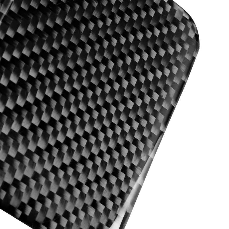 Car Carbon Fiber Storage Box Cover Decorative Sticker for Subaru BRZ / Toyota 86 2017-2019, Left and