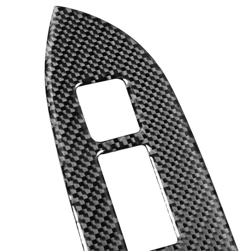 2 in 1 Car Carbon Fiber Window Lift Panel Decorative Sticker for Subaru BRZ / Toyota 86 2017-2019, R