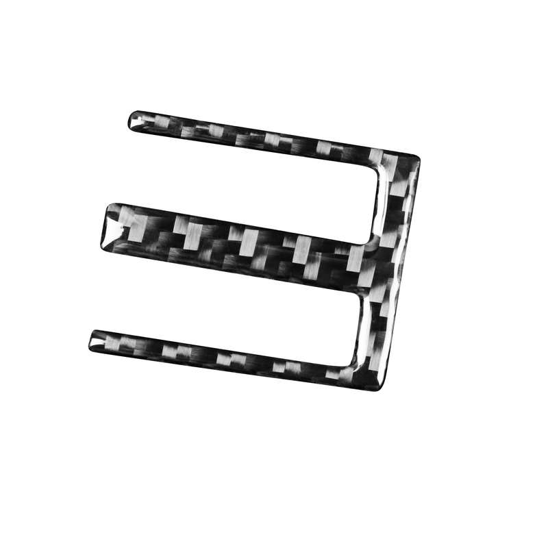 3 in 1 Car Carbon Fiber Central Air Outlet Decorative Sticker for Subaru BRZ / Toyota 86 2017-2019,