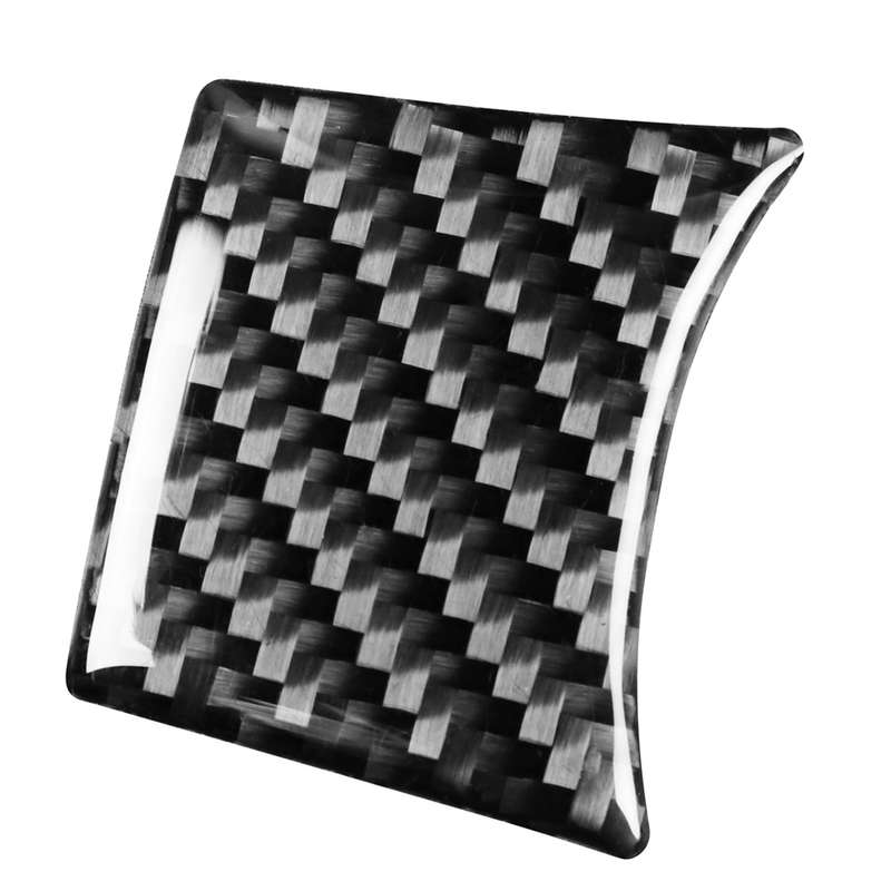 Car Carbon Fiber Steering Wheel Decorative Sticker for Subaru BRZ / Toyota 86 2017-2019, Left and Ri