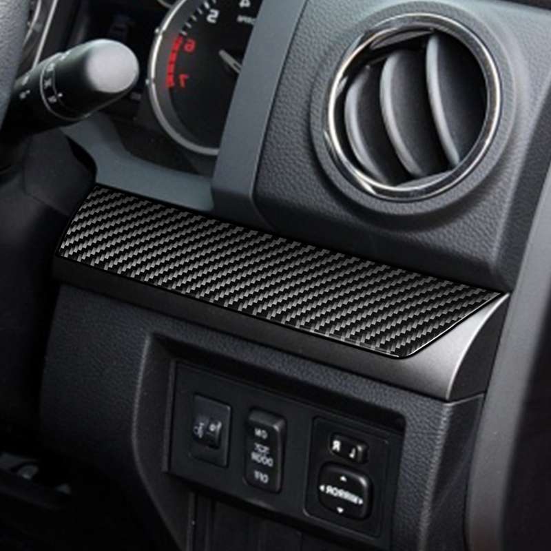 3 PCS / Set Carbon Fiber Car Center Console Decorative Sticker for Toyota Tundra 2014-2018, Right Dr