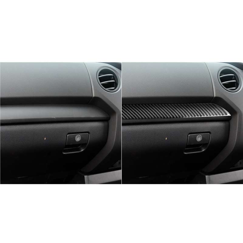 3 PCS / Set Carbon Fiber Car Center Console Decorative Sticker for Toyota Tundra 2014-2018, Right Dr