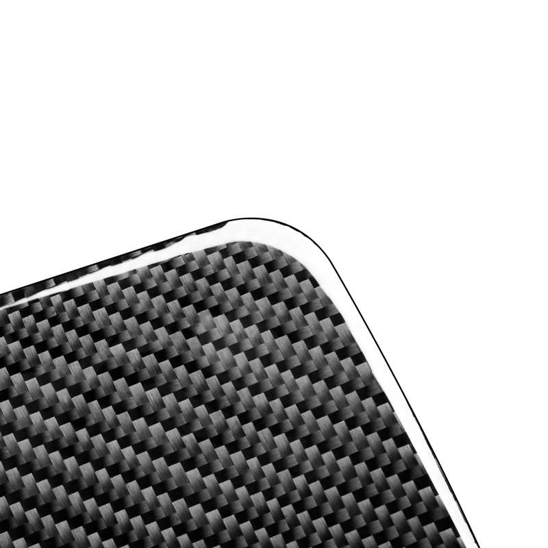 Carbon Fiber Car Dashboard Storage Box Mat Decorative Sticker for Toyota Tundra 2014-2018, Left Righ