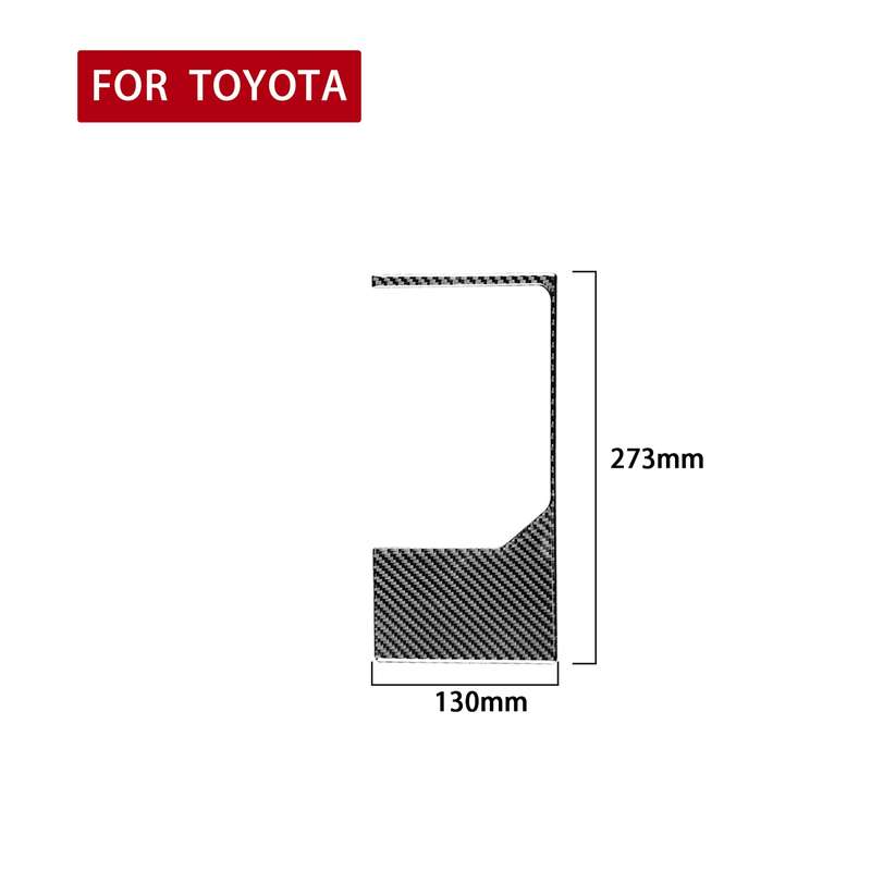 Carbon Fiber Car Gear Outer Frame Decorative Sticker for Toyota Tundra 2014-2018, Left Right Driving