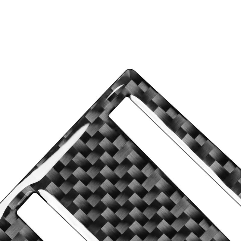 Carbon Fiber Car Armrest Box Slot Pad Decorative Sticker for Toyota Tundra 2014-2018, Left Right Dri