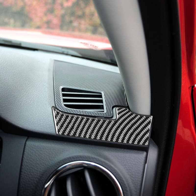 2 PCS / Set Carbon Fiber Car Dashboard Air Outlet Decorative Sticker for Toyota Tundra 2014-2018, Ri