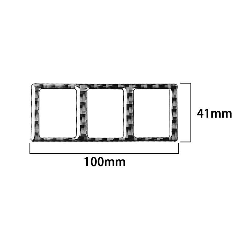 Carbon Fiber Car Mode Switch Decorative Sticker for Toyota Tundra 2014-2018, Left Right Driving Univ