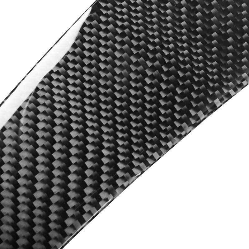 2 PCS / Set Carbon Fiber Car Lamp Eyebrow Decorative Sticker for Infiniti Q50 2014-2019, Drop Glue V