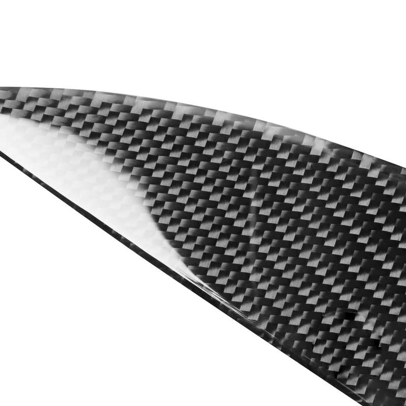 2 PCS / Set Carbon Fiber Car Lamp Eyebrow Decorative Sticker for Honda Civic 2001-2003, Drop Glue Ve