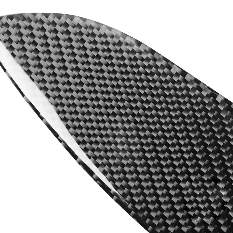 2 PCS / Set Carbon Fiber Car Lamp Eyebrow Decorative Sticker for Honda Civic 1999-1900, Drop Glue Ve