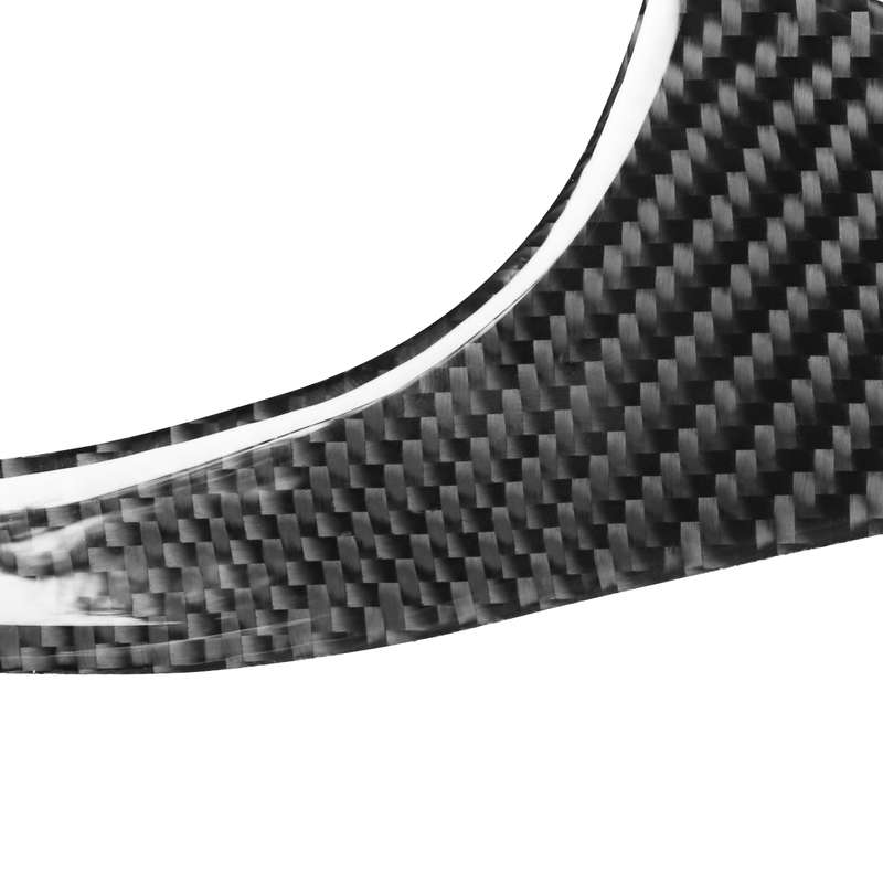 2 PCS / Set Carbon Fiber Car Lamp Eyebrow Decorative Sticker for BMW E60 5 Series 2004-2010, Drop Gl