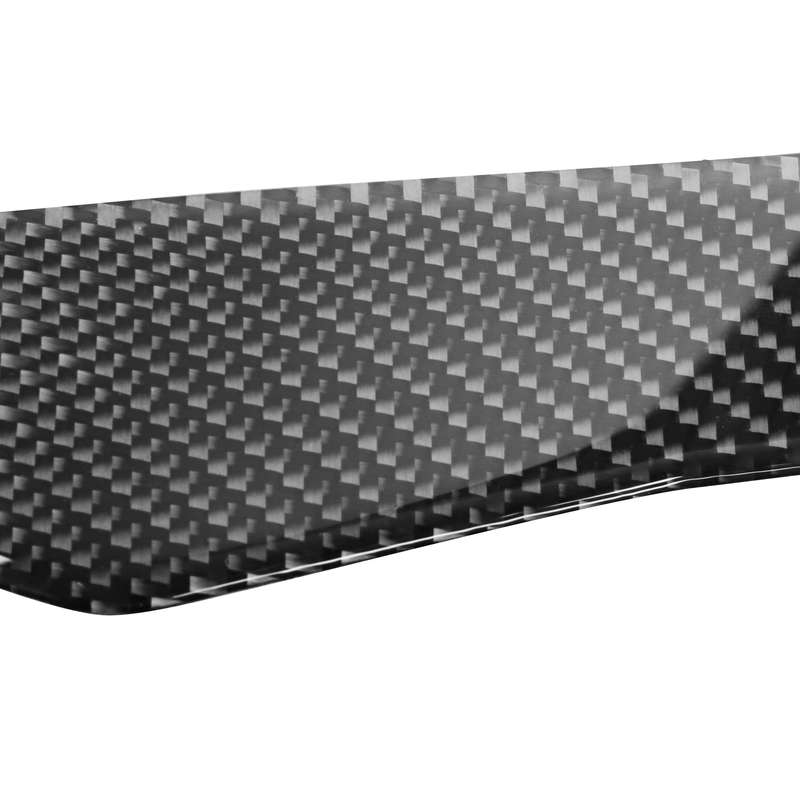 2 PCS / Set Carbon Fiber Car Lamp Eyebrow Decorative Sticker for BMW Z4 / E89 2009-2015, Drop Glue V
