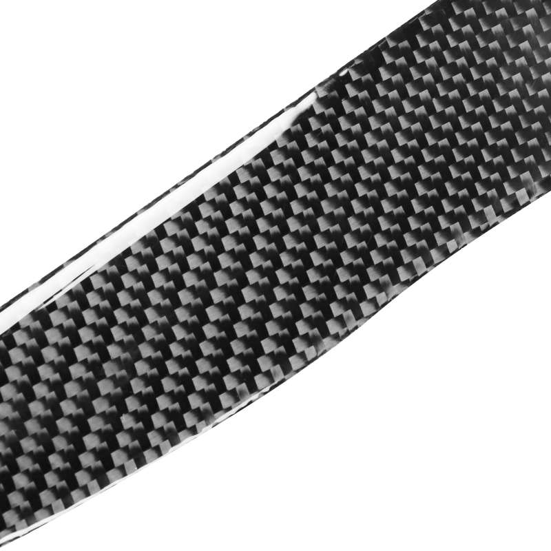 2 PCS / Set Carbon Fiber Car Lamp Eyebrow Decorative Sticker for BMW X5/E70 2010-2012, Drop Glue Ver