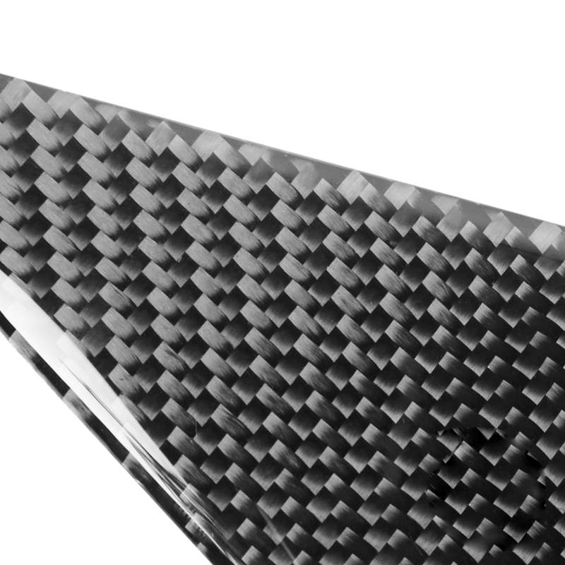 2 PCS / Set Carbon Fiber Car Lamp Eyebrow Decorative Sticker for BMW X1/E84 2009-2014, Drop Glue Ver