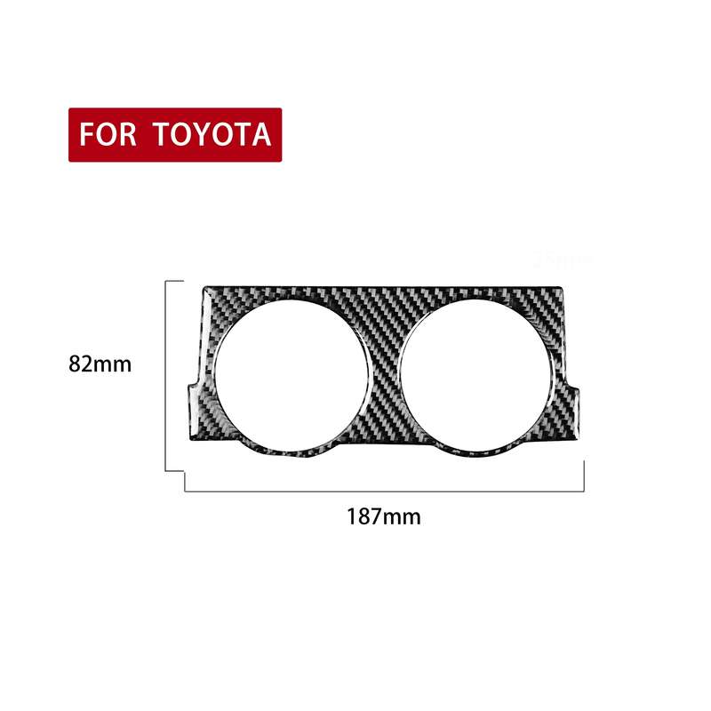 Carbon Fiber Car Four-wheel Drive Switch Panel Decorative Sticker for Toyota 4Runner 2010-2020