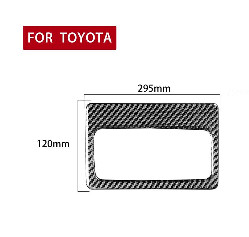 Carbon Fiber Car Rear Air Outlet Decorative Sticker for Toyota 4Runner 2010-2020