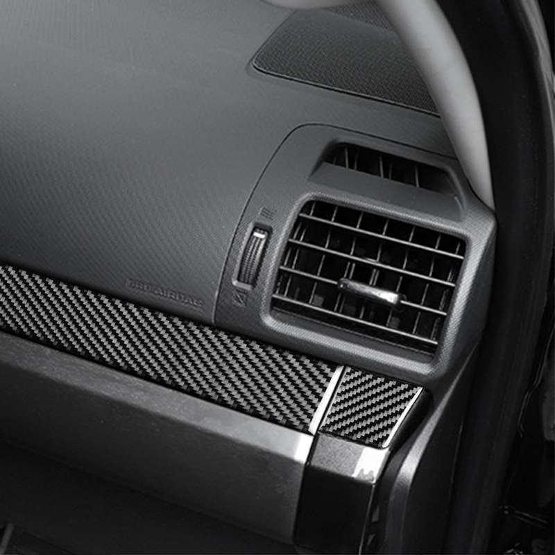 4 PCS / Set Carbon Fiber Car Center Console Decorative Sticker for Toyota 4Runner 2010-2020, Suitabl