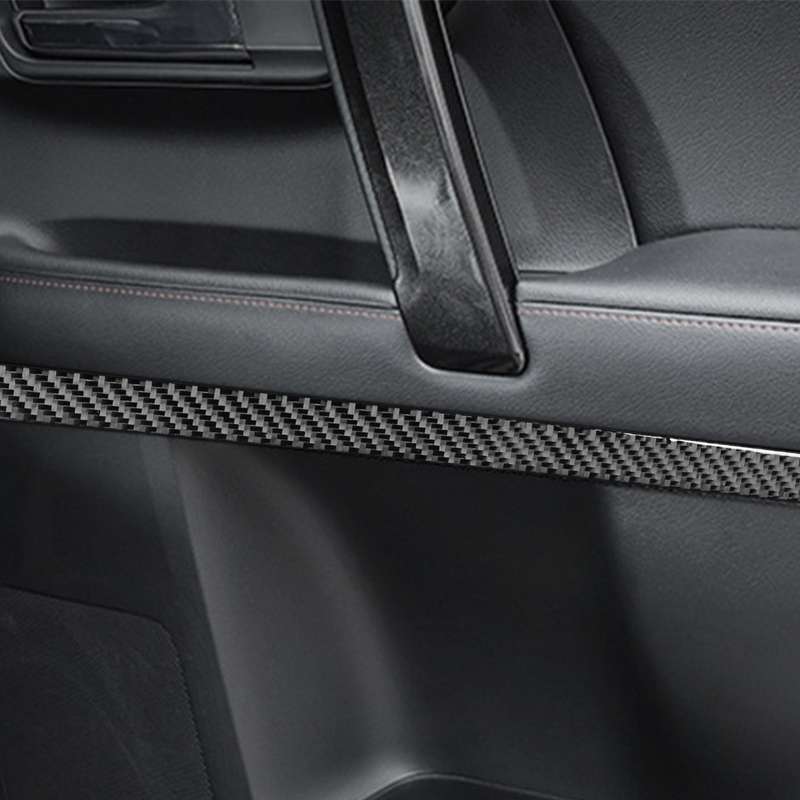 4 PCS / Set Carbon Fiber Car Door Inside Trim Decorative Sticker for Toyota 4Runner 2010-2020