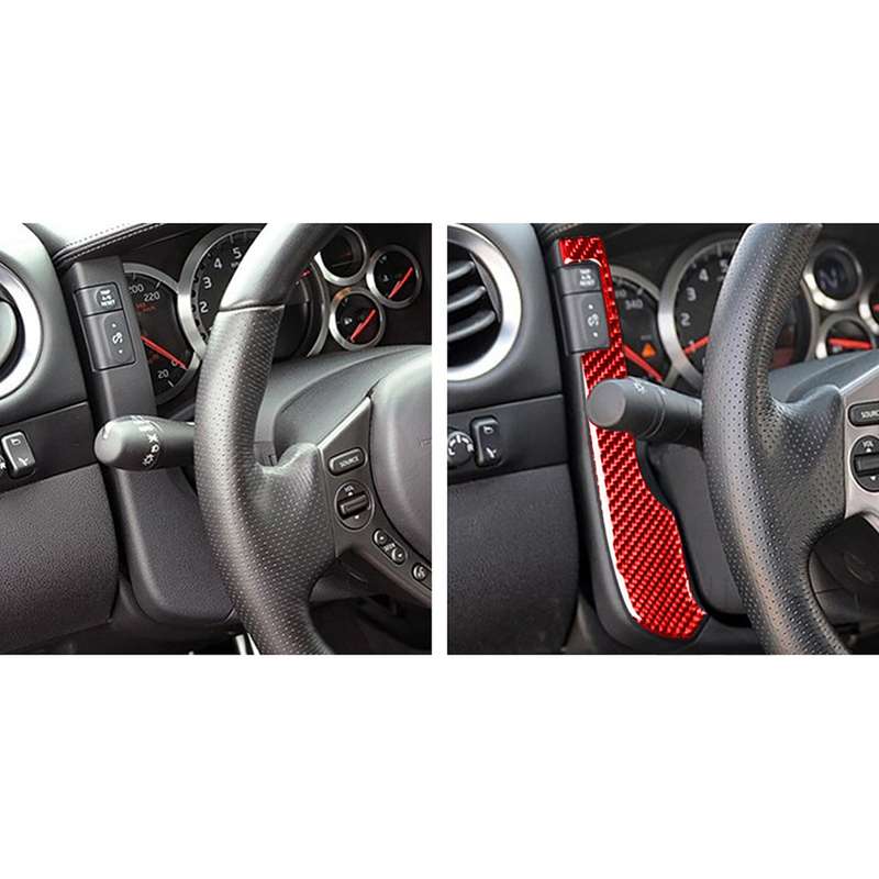 2 PCS / Set Carbon Fiber Car Speedometer Decorative Sticker for Nissan GTR R35 2008-2016, Left and R