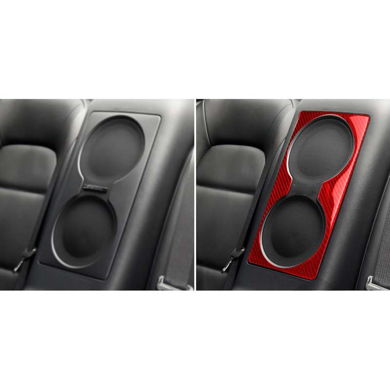 Carbon Fiber Car Rear Seat Speaker Decorative Sticker for Nissan GTR R35 2008-2016, Left and Right D