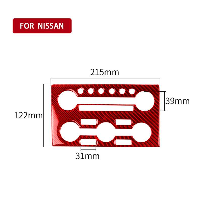 Carbon Fiber Car Instrument Control Panel Decorative Sticker for Nissan GTR R35 2008-2016, Right Dri