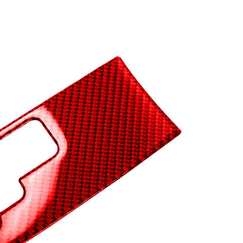 Carbon Fiber Car Gear Shift Panel Decorative Sticker for Nissan GTR R35 2008-2016, Left and Right Dr