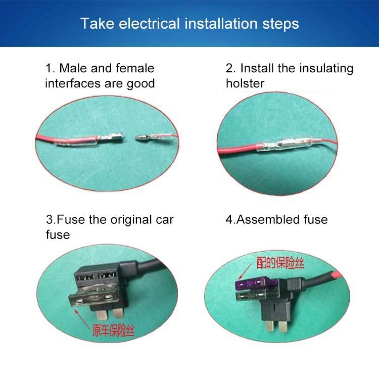 Vehicle Data Recorder Voltage Drop Line 12V to 5V Low Voltage Protection Electrical Appliance Step-d