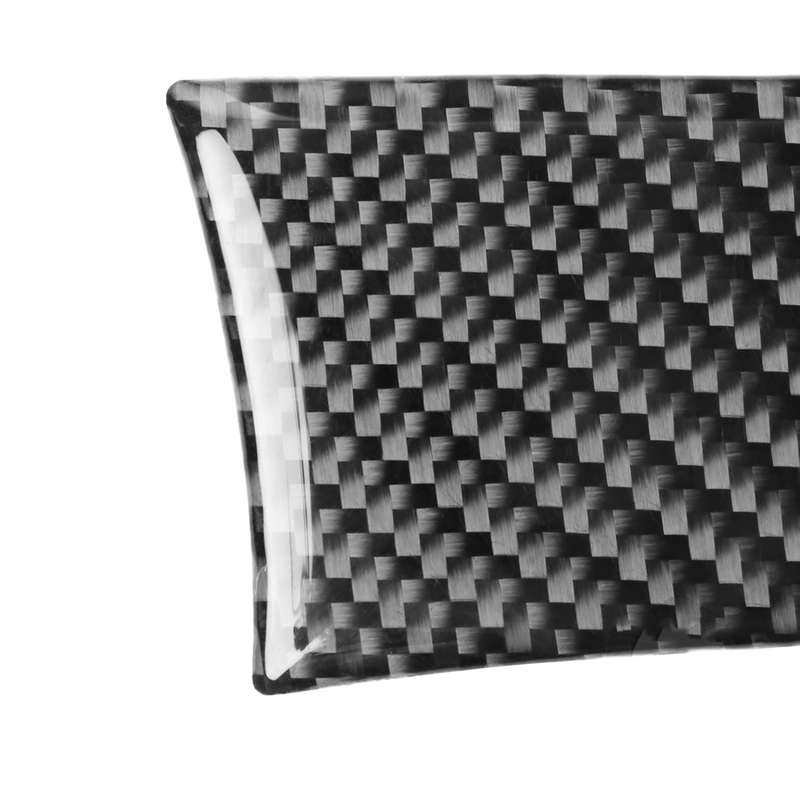 Carbon Fiber Car Steering Wheel Left Right Side Decorative Sticker for Dodge Challenger 2015 to Now,