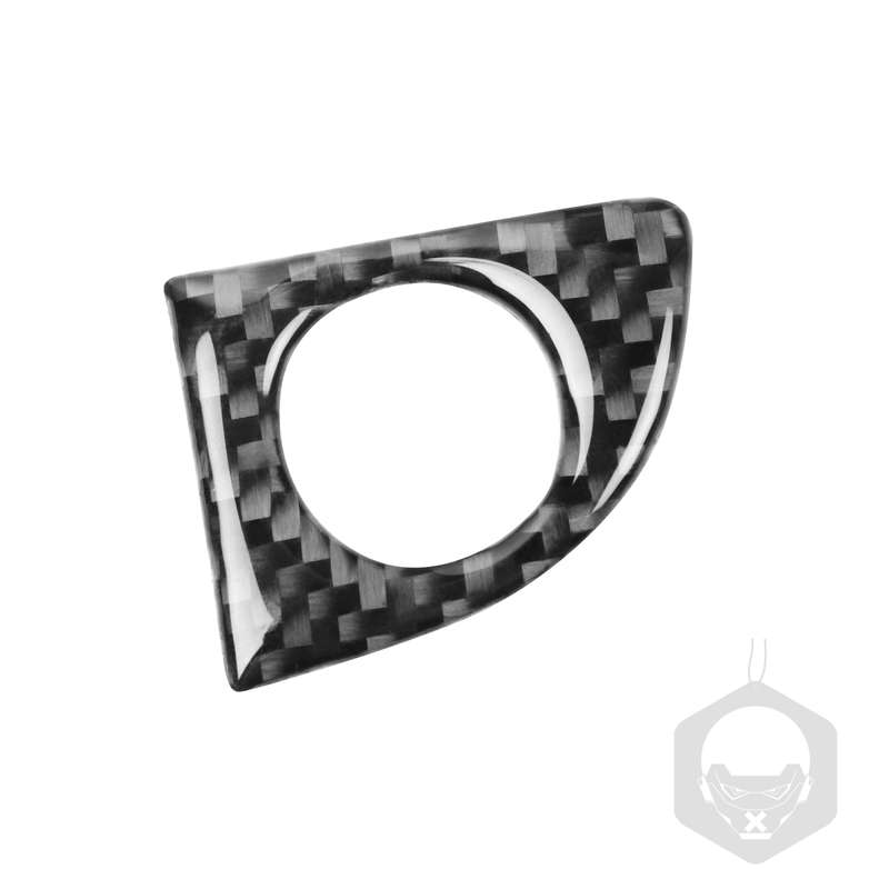 Carbon Fiber Car Co-pilot Storage Handle Decorative Sticker for Dodge Challenger 2015 to Now, Left D