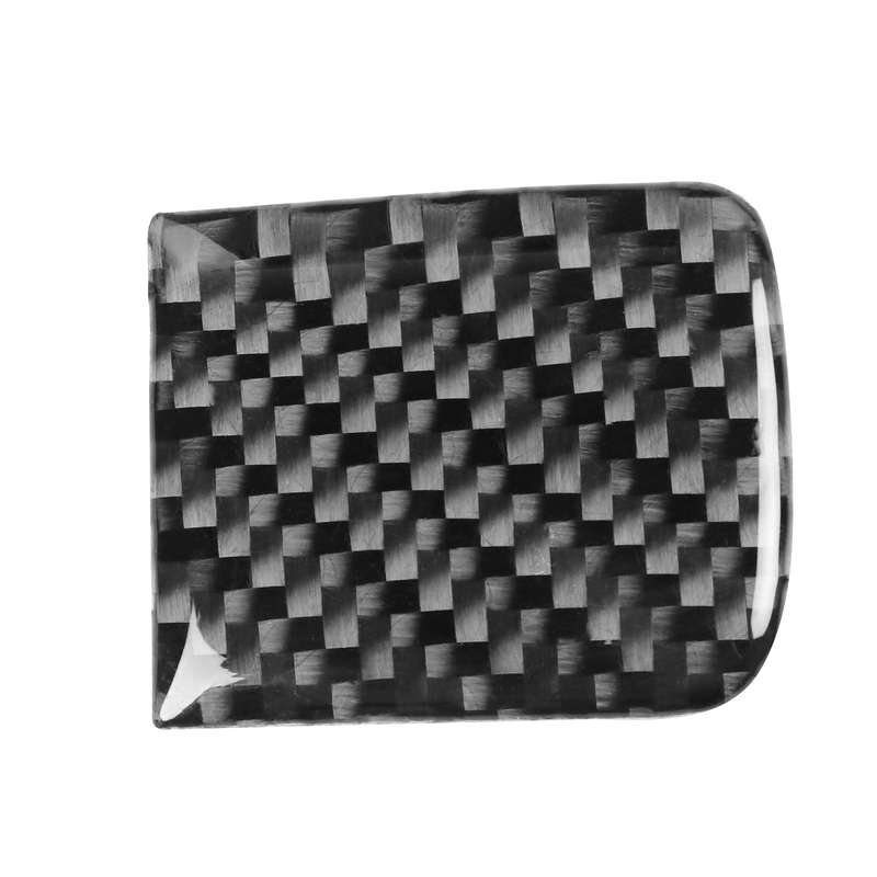 Carbon Fiber Car Co-pilot Storage Box Set Decorative Sticker for Dodge Challenger 2015 to Now, Left