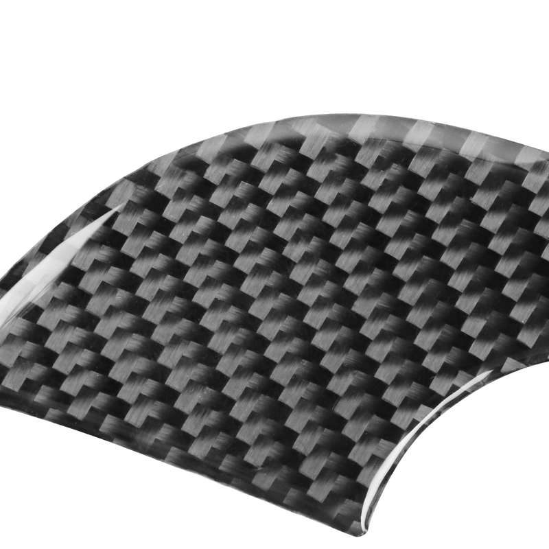 Carbon Fiber Car Co-pilot Storage Bar Decorative Sticker for Dodge Challenger 2015 to Now, Left Driv