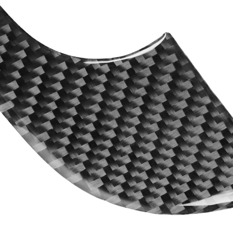 Carbon Fiber Car Co-pilot Storage Bar Decorative Sticker for Dodge Challenger 2015 to Now, Left Driv