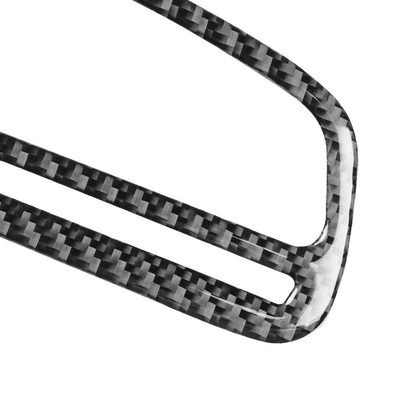Carbon Fiber Car Instrument Left Right Air Outlet Decorative Sticker for Dodge Challenger 2015 to No