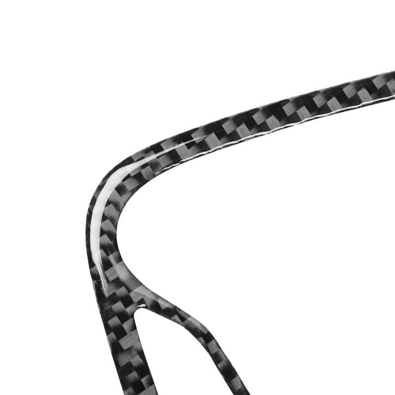 Carbon Fiber Car Instrument Middle Air Outlet Decorative Sticker for Dodge Challenger 2015 to Now, L
