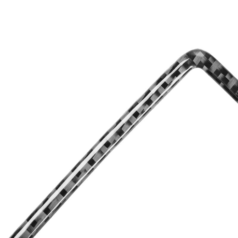 Carbon Fiber Car Instrument Middle Air Outlet Decorative Sticker for Dodge Challenger 2015 to Now, L