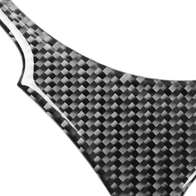 4 PCS / Set Carbon Fiber Car Central Control Instrument Set Decorative Sticker for Dodge Challenger