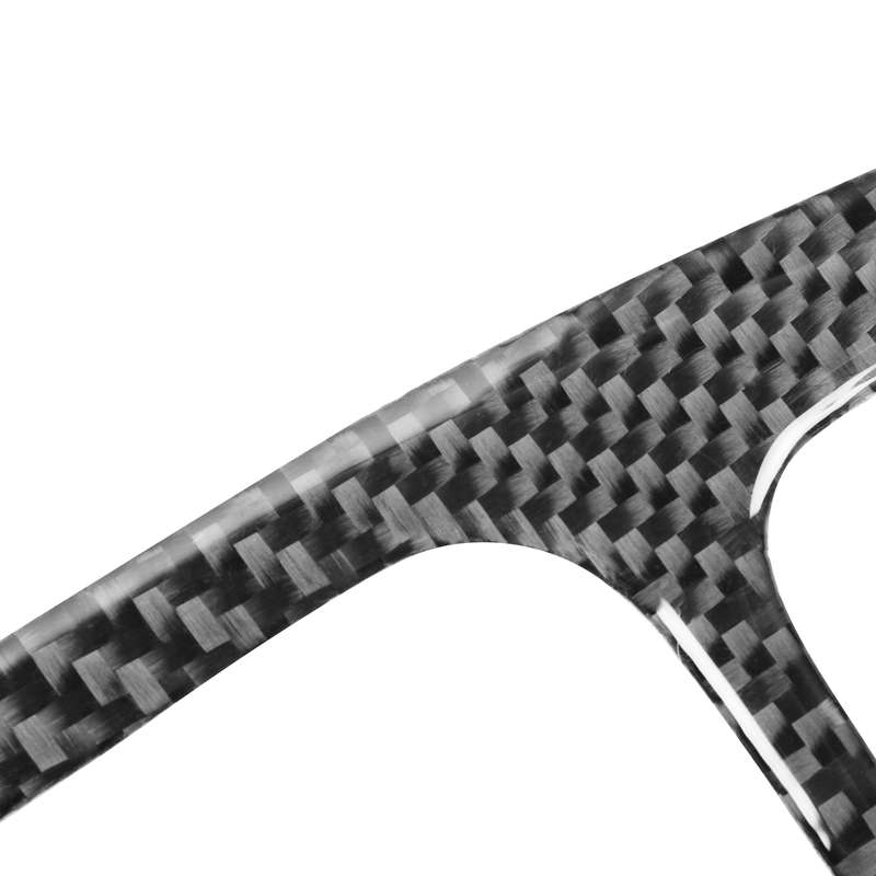 4 PCS / Set Carbon Fiber Car Central Control Instrument Set Decorative Sticker for Dodge Challenger