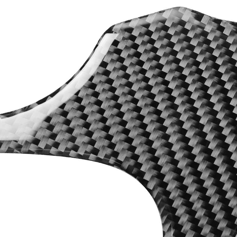 Carbon Fiber Car Central Control Gear Frame Decorative Sticker for Dodge Challenger 2015 to Now, Lef