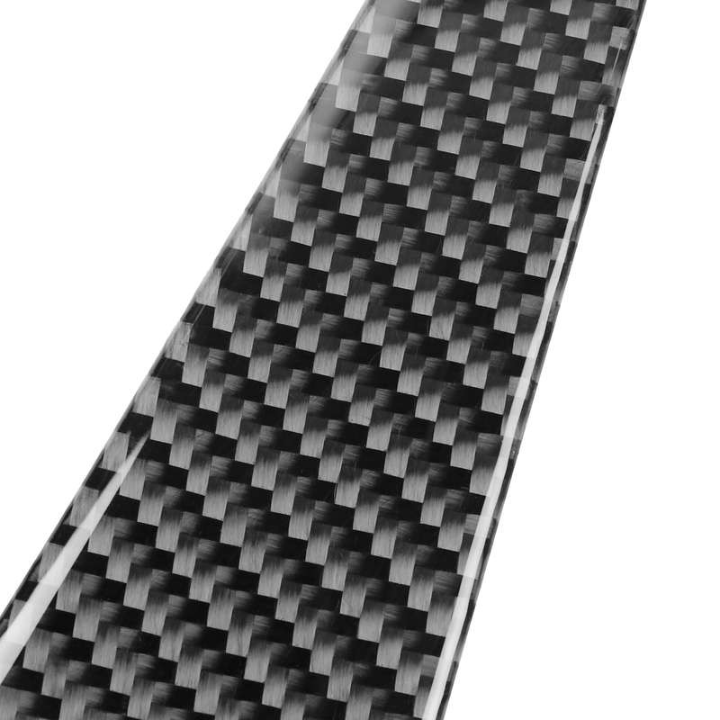 Carbon Fiber Car Central Control Gear Side Decorative Sticker for Dodge Challenger 2015 to Now, Left